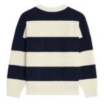 CELINE OVERSIZED SWEATER IN STRIPED COTTON