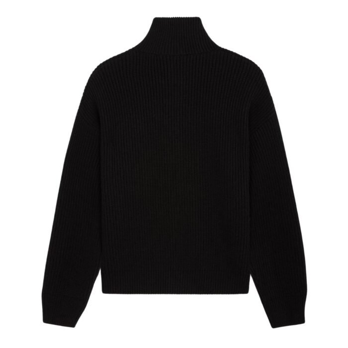 CELINE TRIOMPHE TRUCKER SWEATER IN RIBBED WOOL
