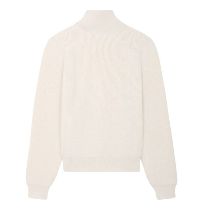 CELINE TRIOMPHE TURTLENECK SWEATER IN RIBBED WOOL