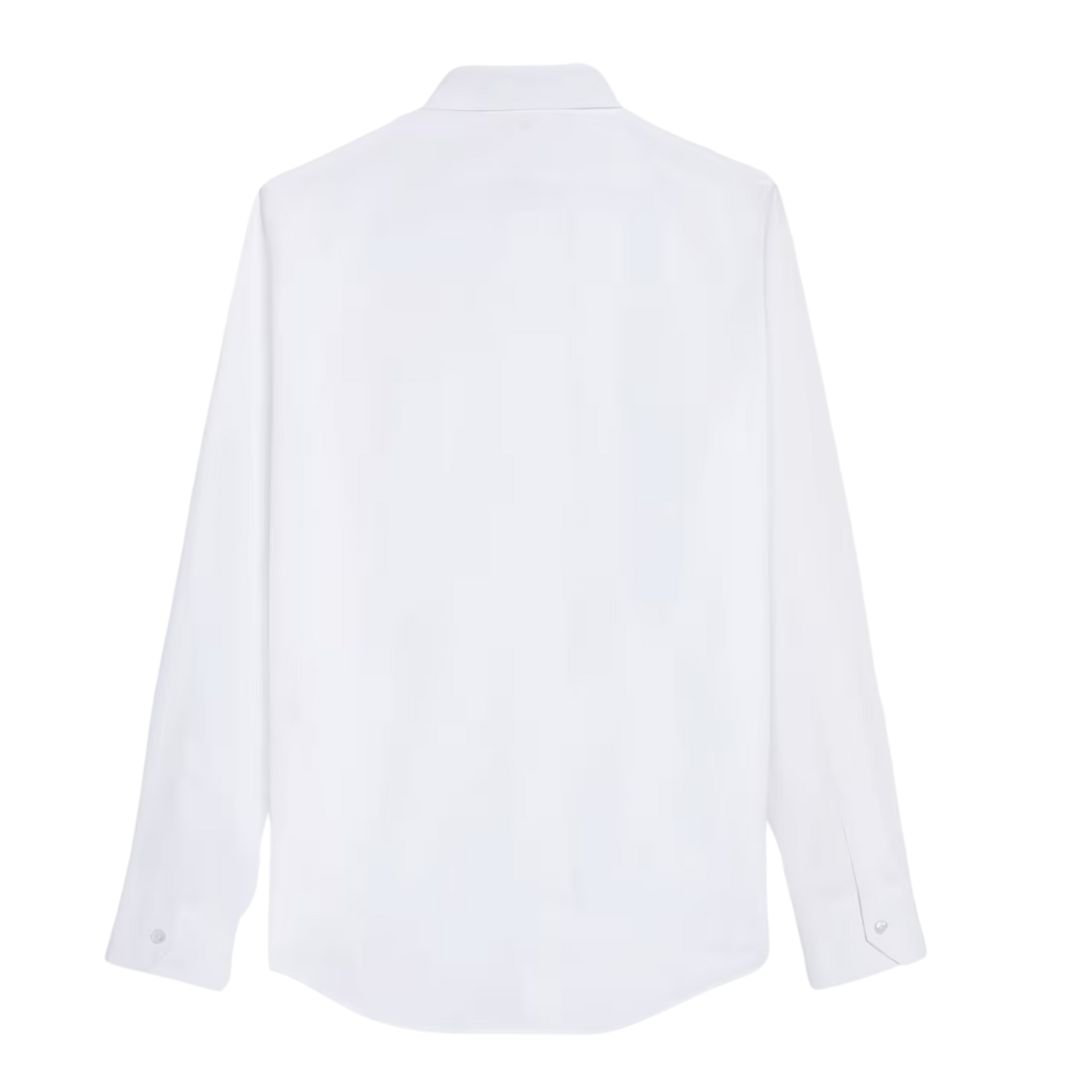 2 CELINE LOOSE SHIRT IN COTTON POPLIN WHITE