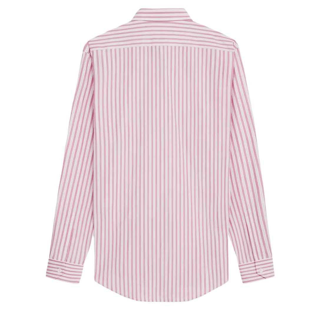 2 CELINE LOOSE SHIRT IN STRIPED COTTON POPLIN
