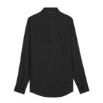 CELINE LOOSE SHIRT IN PRINTED VISCOSE NOIR
