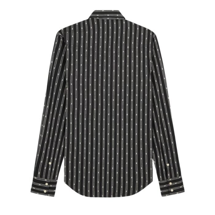 CELINE WESTERN SHIRT IN TRIOMPHE STRIPED COTTON