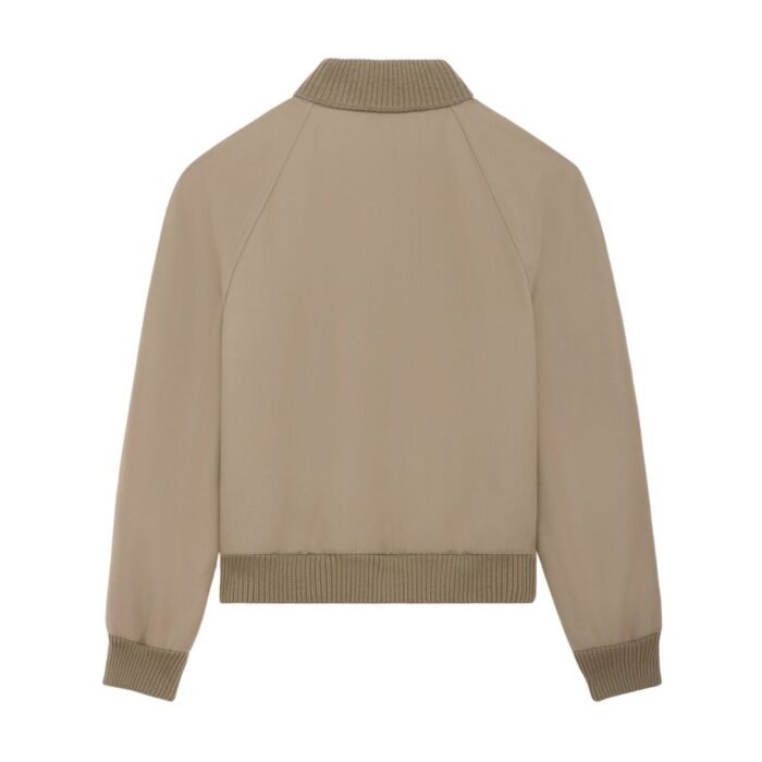 CELINE TRIOMPHE TEDDY JACKET IN COTTON AND WOOL GABARDINE