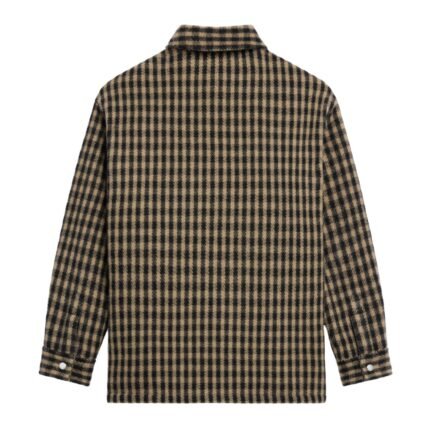 CELINE OVERSHIRT IN CHECKED WOOL