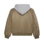 CELINE HOODED BOMBER JACKET IN NYLON TWILL