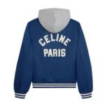 CELINE OVERSIZED HOODED TEDDY JACKET IN NYLON