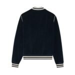 CELINE TRIOMPHE TEDDY JACKET IN VELVET JERSEY
