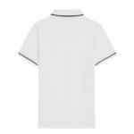 CELINE CLASSIC POLO SHIRT IN COTTON PIQUÉ OFF WHITE-BLACK