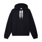 CELINE LOOSE HOODIE IN COTTON FLEECE BLACK