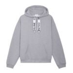CELINE LOOSE HOODIE IN COTTON FLEECE LIGHT GREY