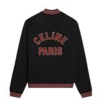 CELINE PARIS TEDDY JACKET IN COLLEGE FLEECE
