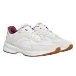 CELINE RUNNER CR 03 LOW LACE UP SNEAKER IN MESH SUEDE CALFSKIN AND PERFORATED CALFSKIN