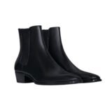CELINE DRUGSTORE CHELSEA BOOT IN SHINY CALFSKIN