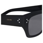 CELINE BLACK FRAME 55 SUNGLASSES IN ACETATE BLACK