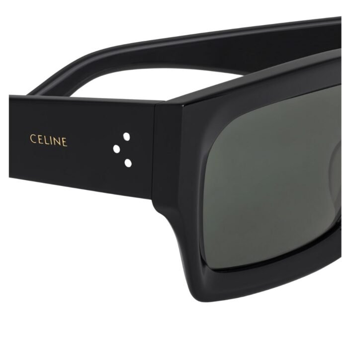 CELINE BLACK FRAME 53 SUNGLASSES IN ACETATE BLACK