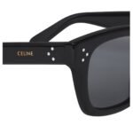 CELINE BLACK FRAME 41 SUNGLASSES IN ACETATE BLACK