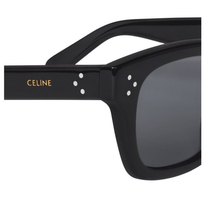 CELINE BLACK FRAME 41 SUNGLASSES IN ACETATE BLACK