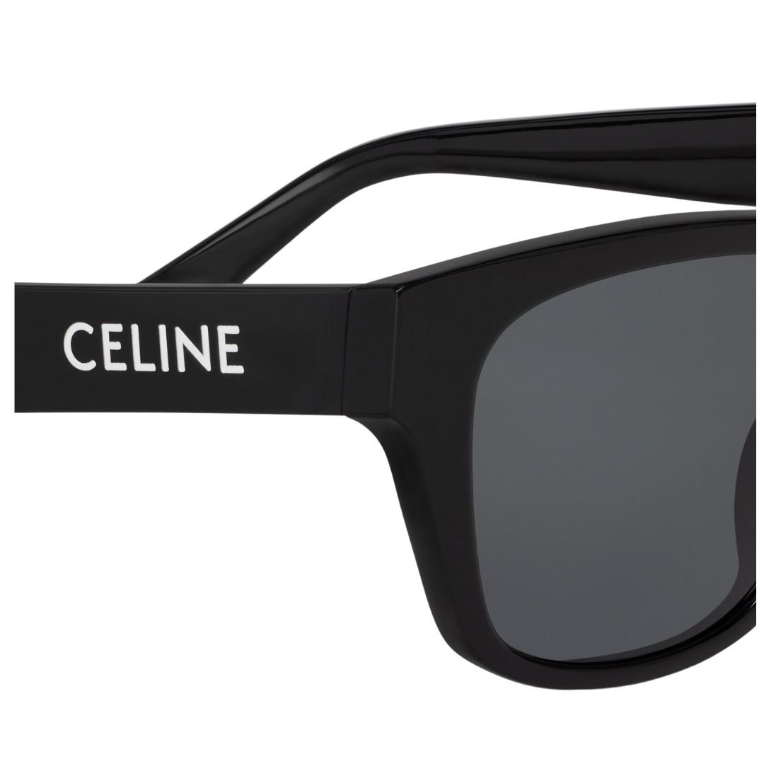 2 CELINE MONOCHROMS 05 SUNGLASSES IN ACETATE BLACK