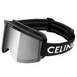 CELINE SKI MASK IN INJECTED NYLON WITH MIRROR LENSES BLACK