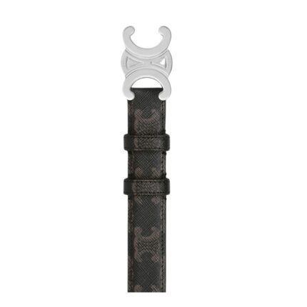 CELINE MEDIUM TRIOMPHE BELT IN TRIOMPHE CANVAS