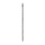 CELINE LES POINÇONS BRACELET IN STERLING SILVER AND GARNET