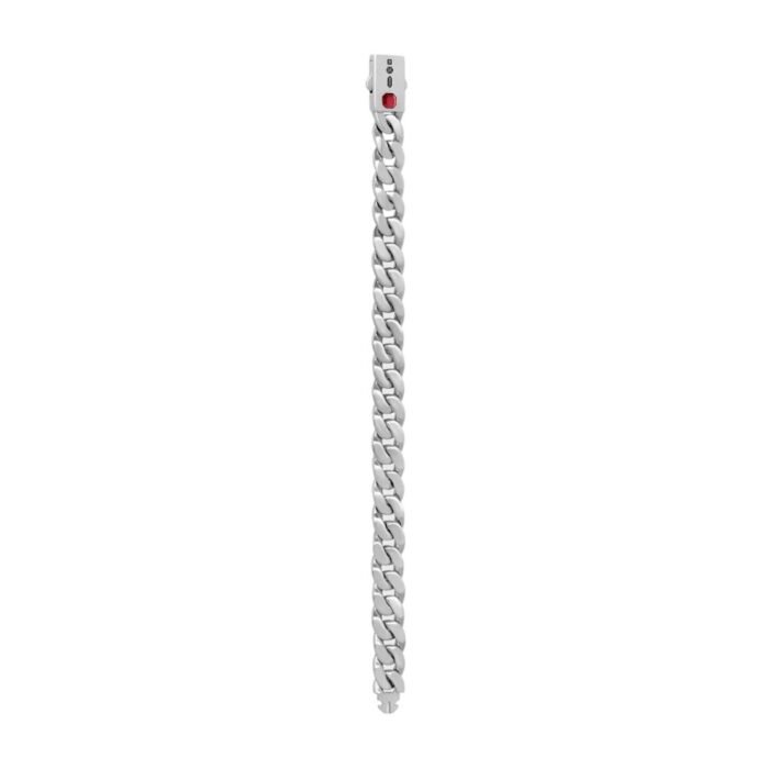 CELINE LES POINÇONS BRACELET IN STERLING SILVER AND GARNET