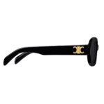 CELINE TRIOMPHE 01 SUNGLASSES IN ACETATE BLACK