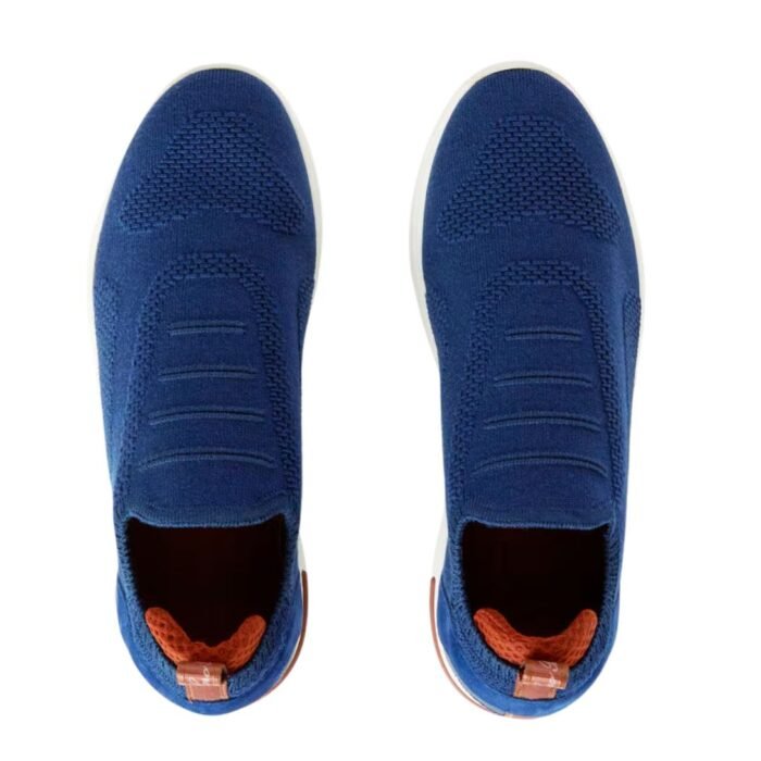 LORO PIANA 360 LP FLEXY WALK SNEAKER BLUE FLUORITE