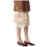 LORO PIANA LOOM BAG L25 CREAMED HONEY-SUN GOLD