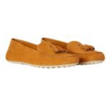LORO PIANA DOT SOLE WALK LOAFER CHIANTI CORK
