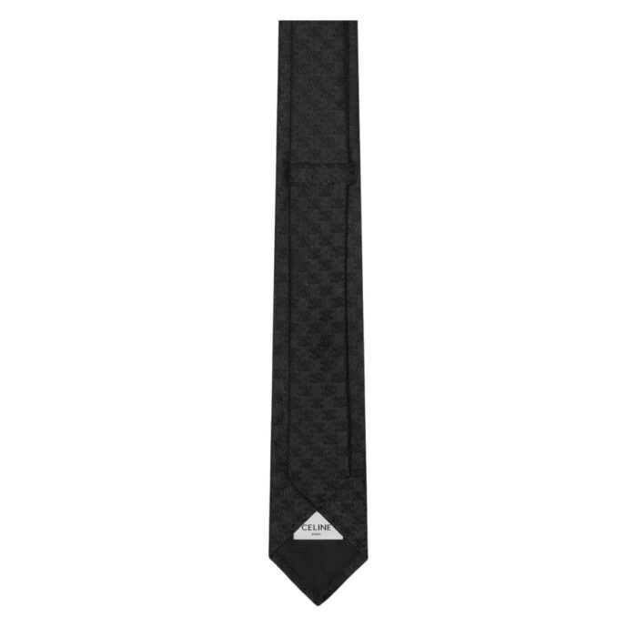 CELINE TIE IN MINI TRIOMPHE SILK JACQUARD