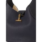 LORO PIANA MEDIUM BOBBIN BAG BLUE NAVY-BLACK