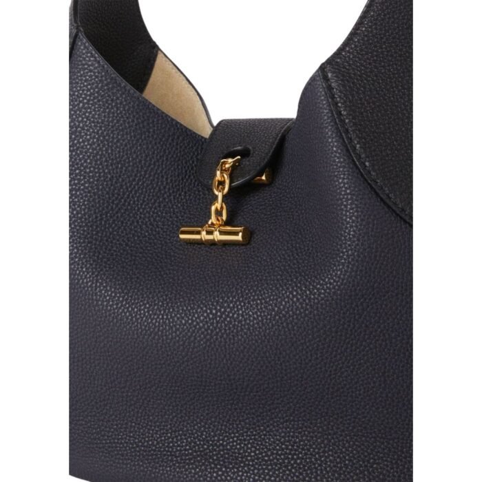 LORO PIANA MEDIUM BOBBIN BAG BLUE NAVY-BLACK
