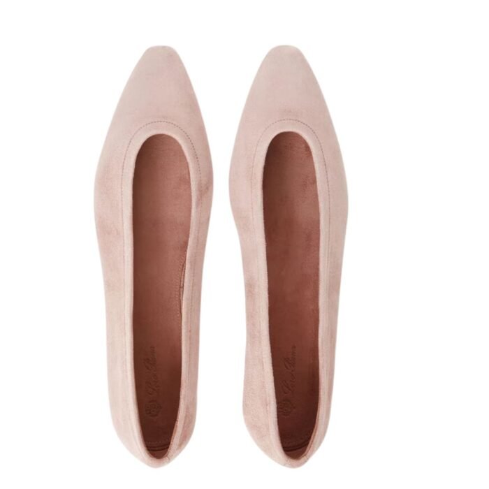 LORO PIANA PRIMULA BALLET FLAT ROSE CANYON