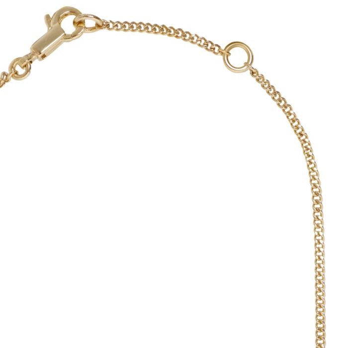 CELINE ALPHABET L NECKLACE IN BRASS WITH GOLD FINISH