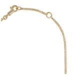 CELINE ALPHABET S NECKLACE IN BRASS WITH GOLD FINISH