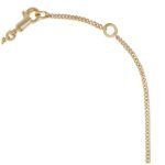 CELINE ALPHABET T NECKLACE IN BRASS WITH GOLD FINISH