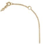 CELINE ALPHABET X NECKLACE IN BRASS WITH GOLD FINISH