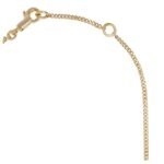CELINE ALPHABET Y NECKLACE IN BRASS WITH GOLD FINISH