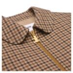 CELINE CHELSEA BLOUSON JACKET IN CHECK WOOL