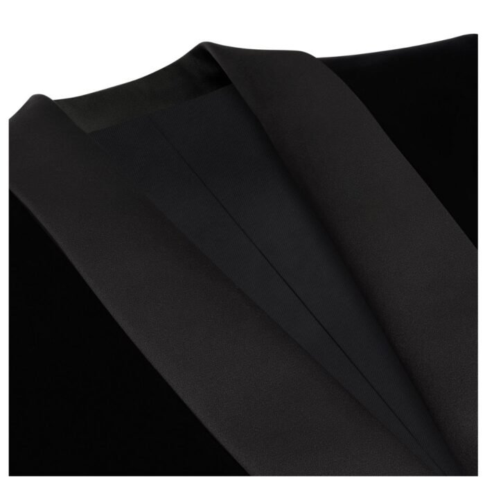 CELINE SHORT TUX JACKET IN COTTON VELVET