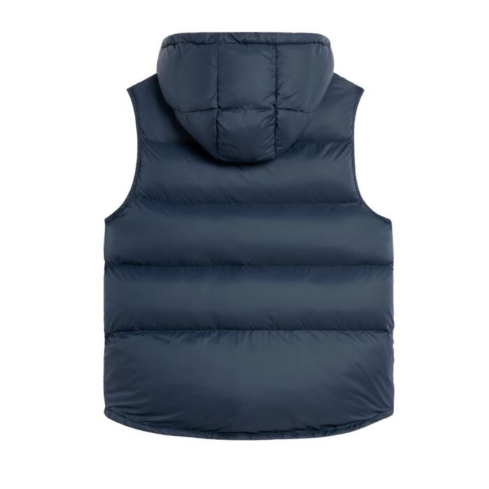 CELINE OVERSIZED SLEEVELESS DOWN JACKET IN LIGHTWEIGHT NYLON