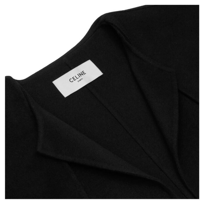 CELINE COAT WITH PURE COLLAR IN DOUBLE FACE CASHMERE