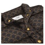 CELINE QUILTED VEST IN MONOGRAM NYLON