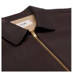 CELINE LOOSE AVIATOR BLOUSON JACKET IN SOFT LAMBSKIN