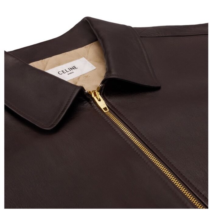 CELINE LOOSE AVIATOR BLOUSON JACKET IN SOFT LAMBSKIN