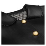 CELINE JACKET WITH CLAUDINE COLLAR IN SOFT LAMBSKIN