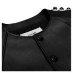 CELINE EMBROIDERED BLOUSON JACKET IN SOFT LAMBSKIN