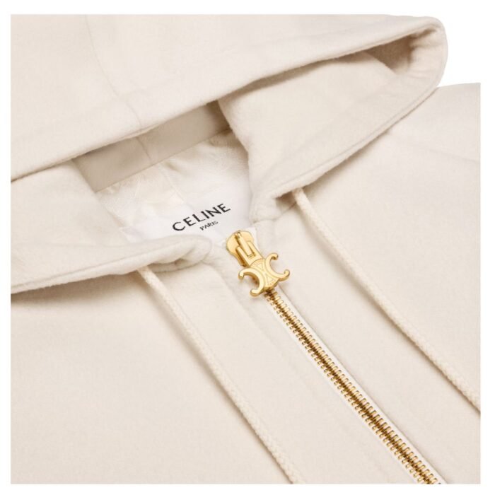 CELINE TRIOMPHE BLOUSON JACKET IN DOUBLE FACE CASHMERE